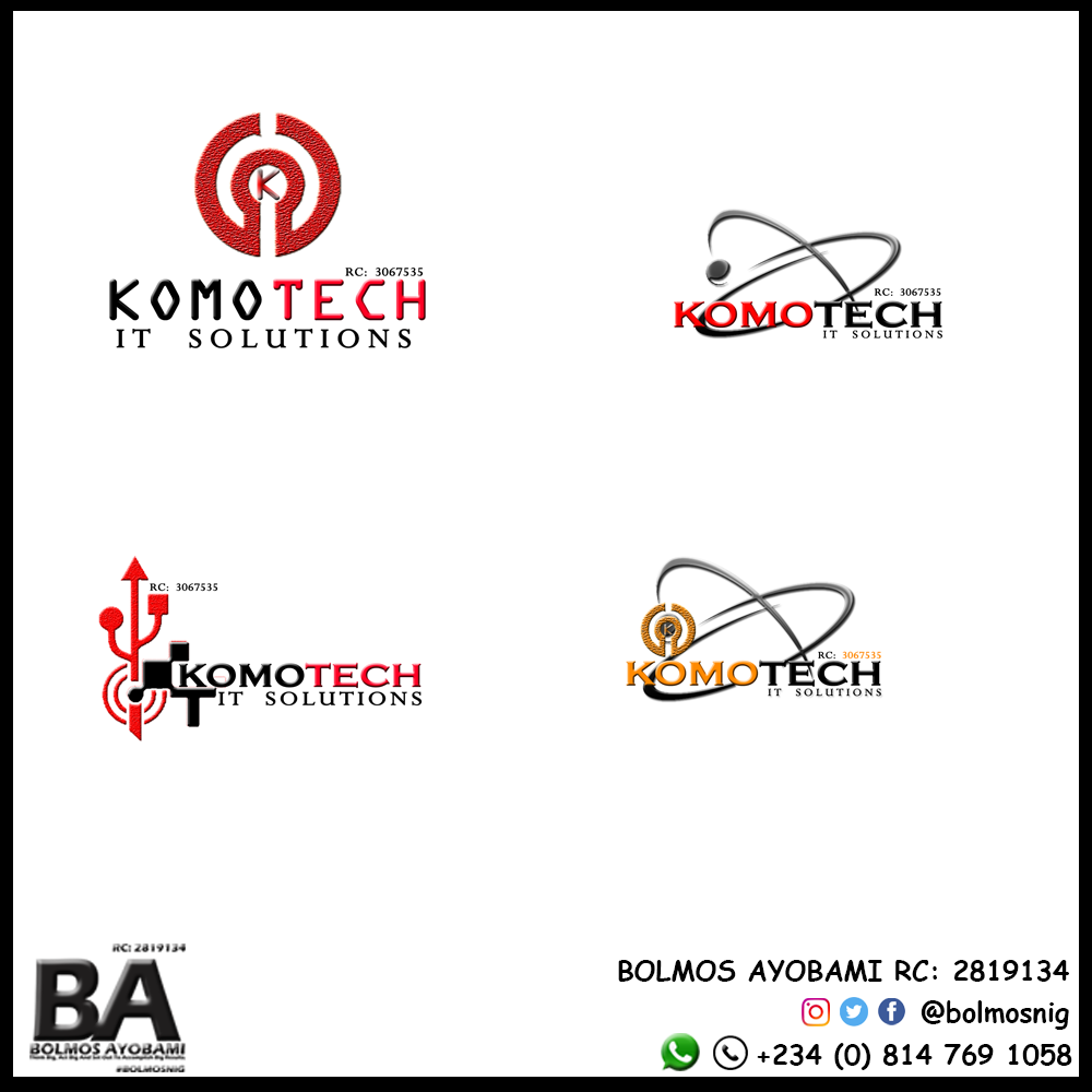 Komotech IT Solution Logo Design